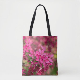Tote Bag Crabe Pommes en fleurs
