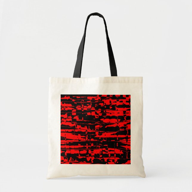 Tote Bag Crackle Abstrait (Devant)