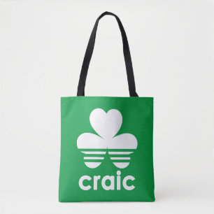 Tote Bag Craic Trois bandes Jour de la Saint Patrick Shamro