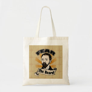 Tote Bag Craignez la barbe, moustache drôle