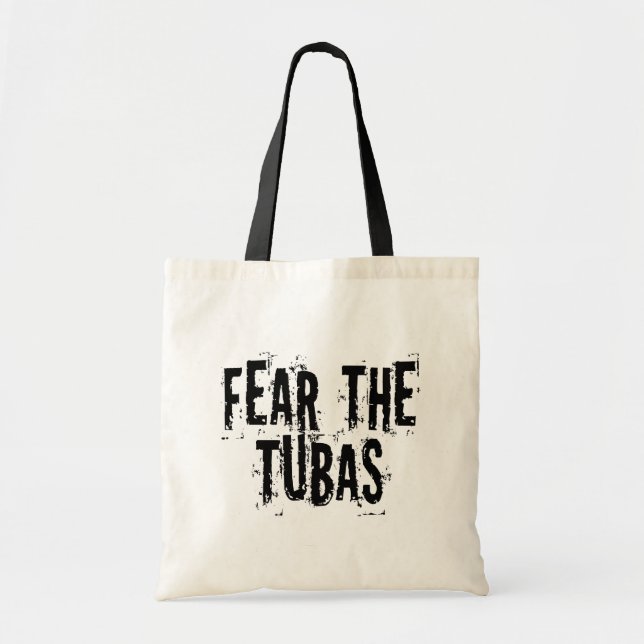 Tote Bag Crainte drôle les tubas (Devant)
