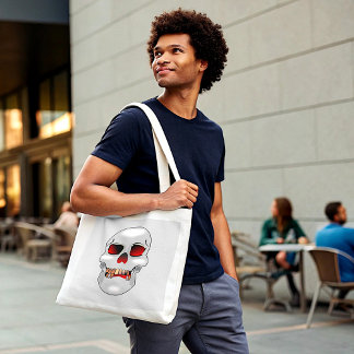 Tote Bag Crâne à grains fourre-tout