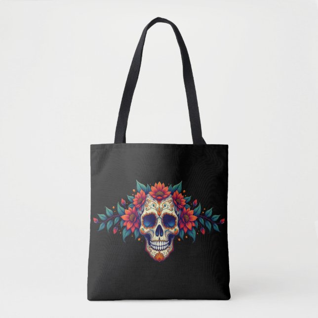 Tote Bag Crâne à sucre (Devant)
