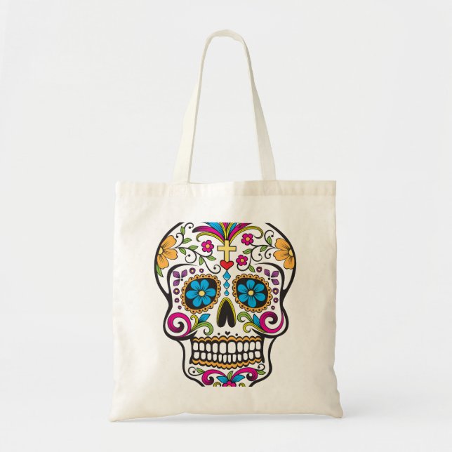 Tote Bag Crâne à sucre (Devant)
