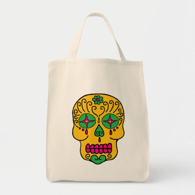 Tote Bag Crâne à sucre (Devant)