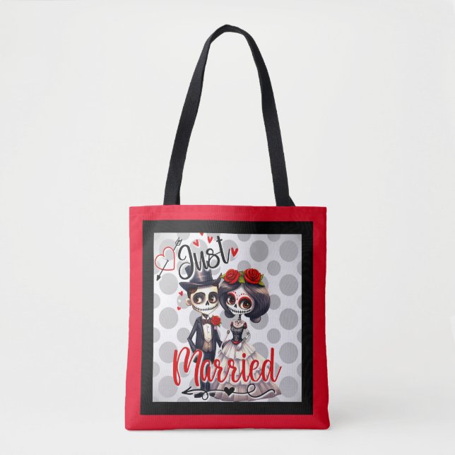 Tote Bag Crâne à sucre mou (Devant)