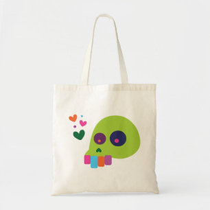 Tote Bag Crâne arc en ciel coloré