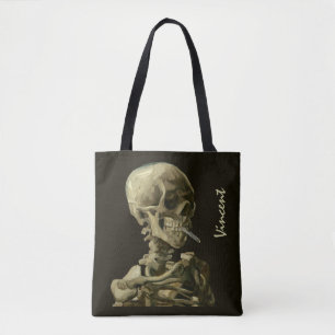 Tote Bag Crâne avec cigarette allumée par Vincent van Gogh