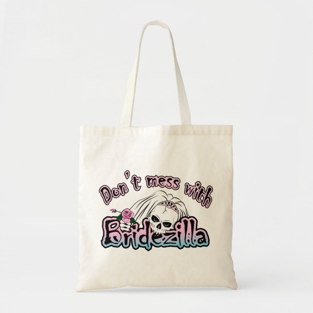 Tote Bag Crâne de Bridezilla (Devant)