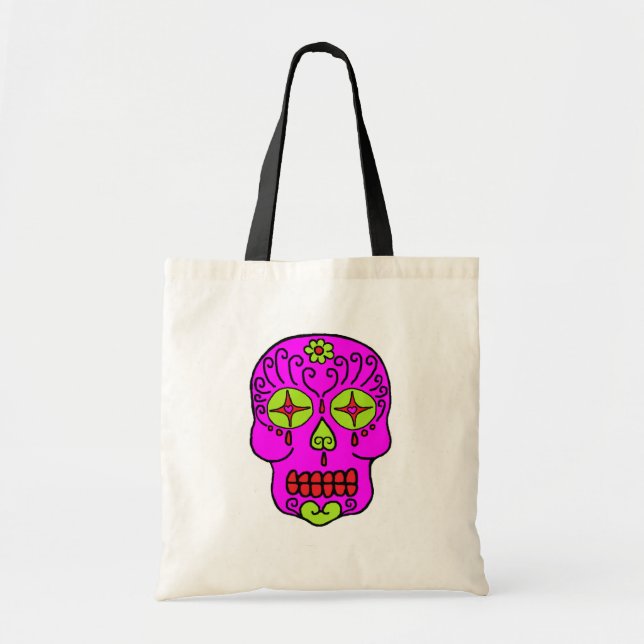 Tote Bag Crâne de Sucre (Devant)