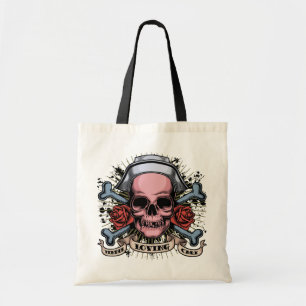 Tote Bag Crâne d'infirmière de chromatographie sur couche