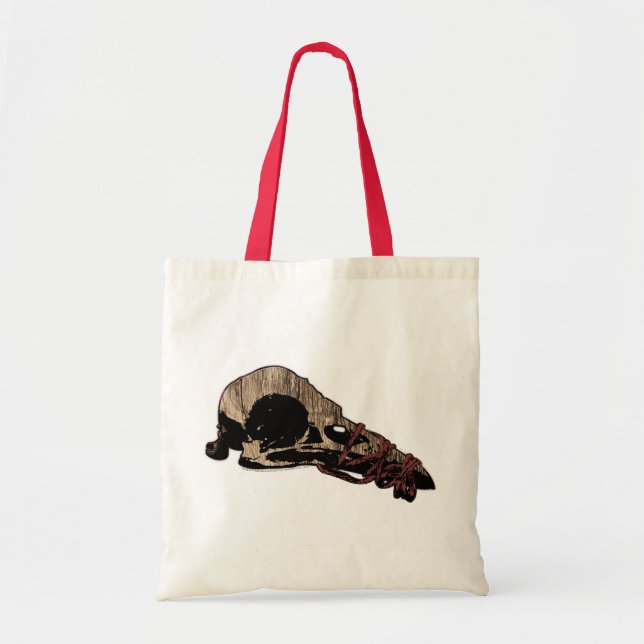 Tote Bag Crâne d'oiseaux (Devant)