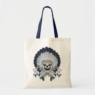 Tote Bag Crâne en chef indien