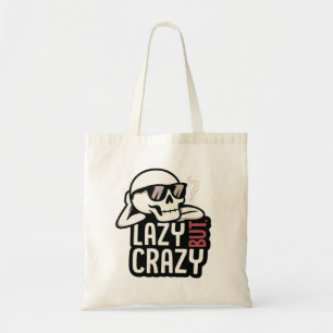 Tote Bag Crâne fou mais fou - Lunettes de soleil Cool relax