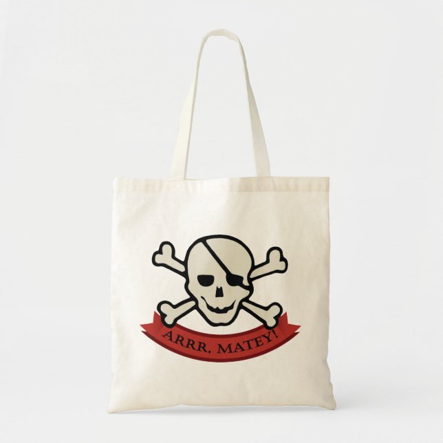 Tote Bag Crâne - Fourre-tout budgétaire (Devant)