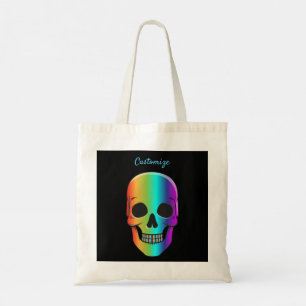 Tote Bag Crâne humain psychédélique Thunder_Cove