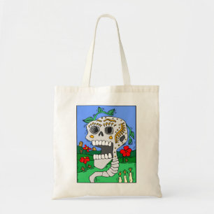 Tote Bag Crâne peint