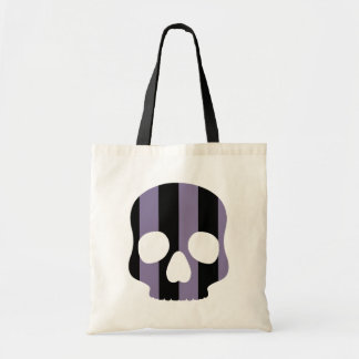 Tote Bag Crâne rayé goth mignon