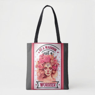 Tote Bag Crâne rose et joli sucre