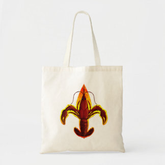 Tote Bag Crawfish Flier De Lis Handbag