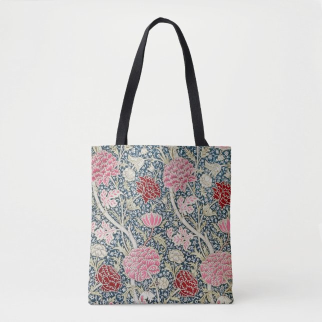 Tote Bag Cray Motif (par William Morris) (Devant)