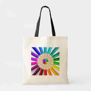 Tote Bag Crayons colorés cerclés