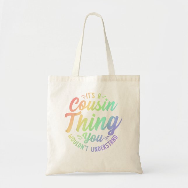 Tote Bag Crazy Cousin Thing Matching Group Family Crew Reun (Devant)