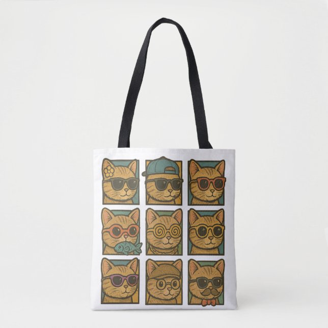 Tote Bag Crazy Kitty Club (Devant)