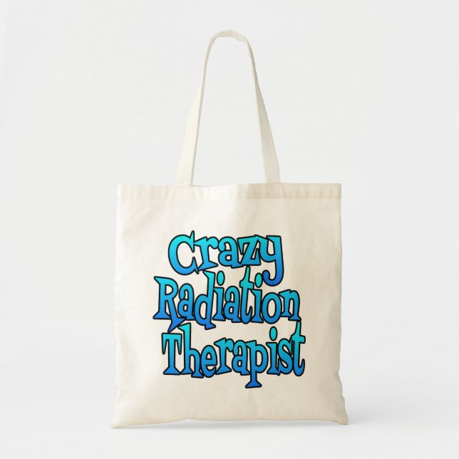 Tote Bag Crazy Radiothérapie (Devant)