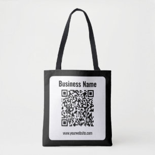 Tote Bag Create Your Own QR Code   Transperant