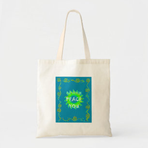 Tote Bag Create Your Own Shalom Peace Be With You Always