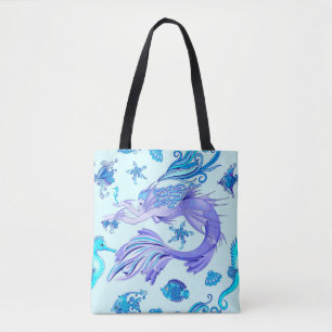 Tote Bag Créature de la fée mauve de sirène