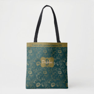 Tote Bag Créé avec un 2h10 d'Ephesians de but floral