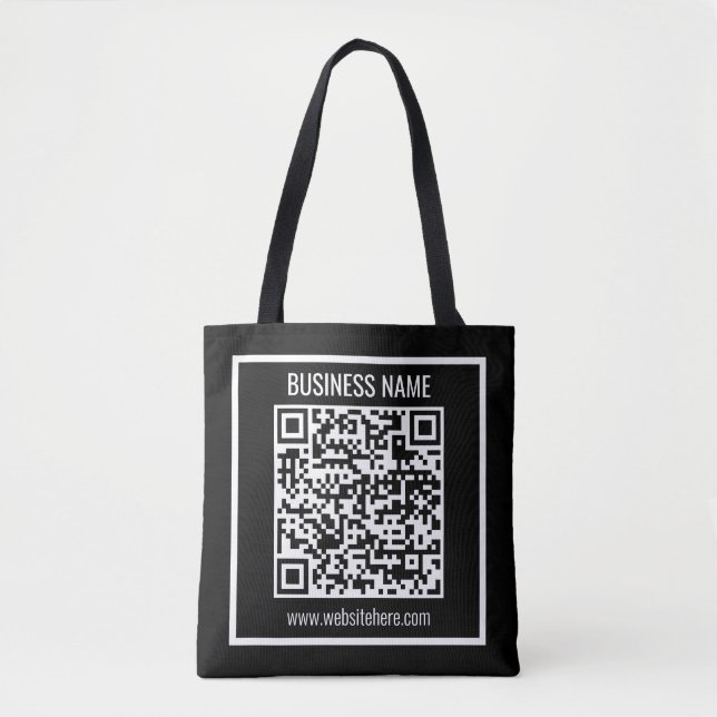 Tote Bag Créer un code QR moderne instantanément (Devant)