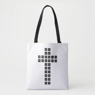 Tote Bag Créer un Motif croisé avec n'importe quel logo ou