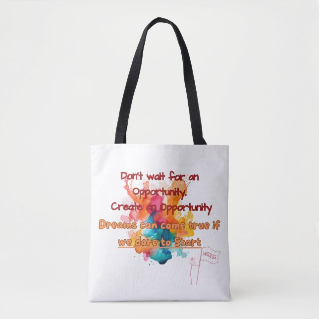 Tote Bag Créer une opportunité (Devant)