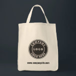 Tote Bag Créer votre site Web d'entreprise Logo d'entrepris<br><div class="desc">Créez votre logo d'entreprise et votre sac fourre-tout de marque personnalisés avec votre adresse ou votre slogan de site Web en cliquant sur le bouton "Personnaliser" ci-dessus. Ce sac fourre-tout de marque peut annoncer votre entreprise comme les employés les utilisent et double comme un swag d'entreprise. Disponible en d'autres couleurs...</div>