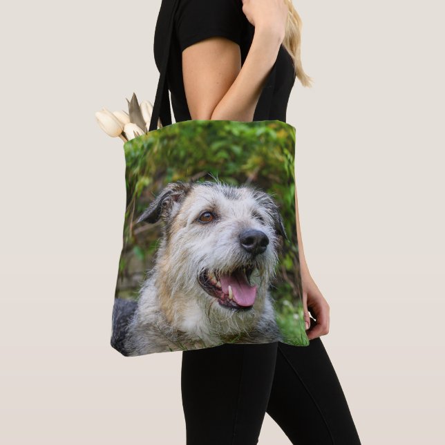 Tote Bag Créez votre propre ajouter 2 photos personnalisées (De près)