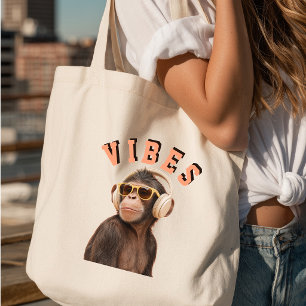 Tote Bag Créez Votre Propre Citation Singe Personnalisé