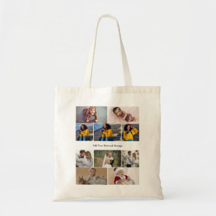 Tote Bag Créez votre propre collection photo de 10 personne