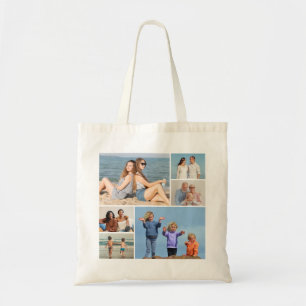 Tote Bag Créez votre propre collection photo de 6 personnes