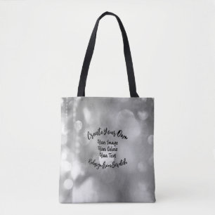 Tote Bag Créez votre propre couleur/conception personnalisé