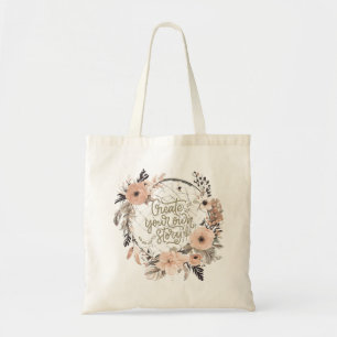 Tote Bag Créez votre propre histoire Citation Inspirationne