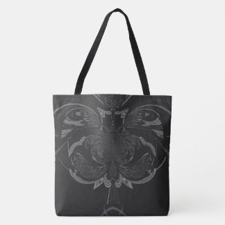 Tote Bag Créez votre propre noir et blanc sur toute l'impre