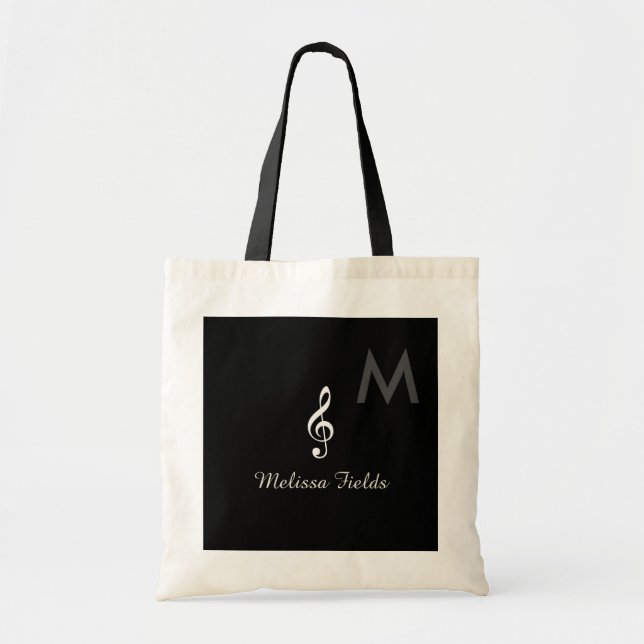 Tote Bag créez votre propre thème musical (Devant)