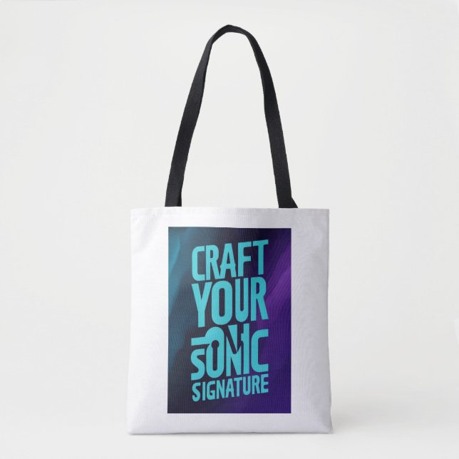 Tote Bag Créez votre signature sonore (Devant)