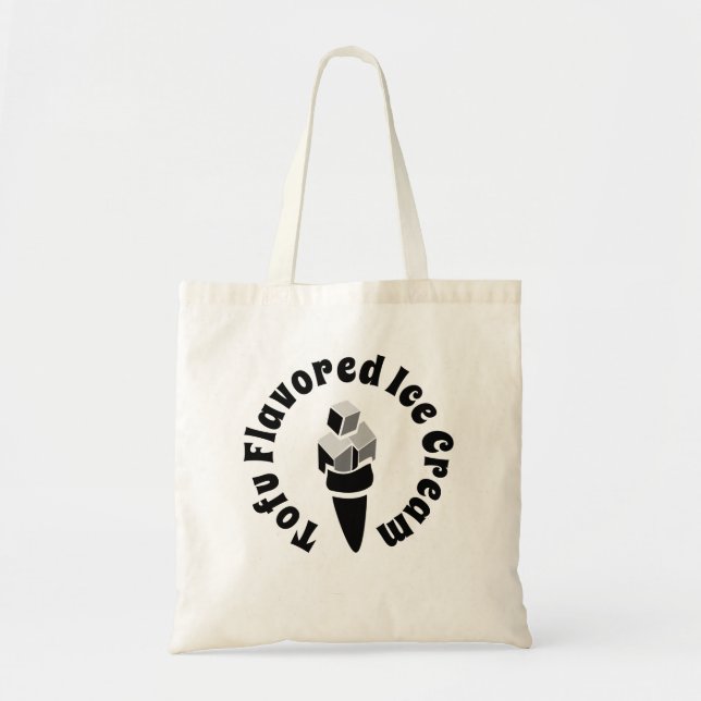Tote Bag Crème glacée au tofu (Devant)