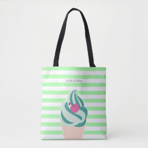 Tote Bag Crème glacée Striated Strialized