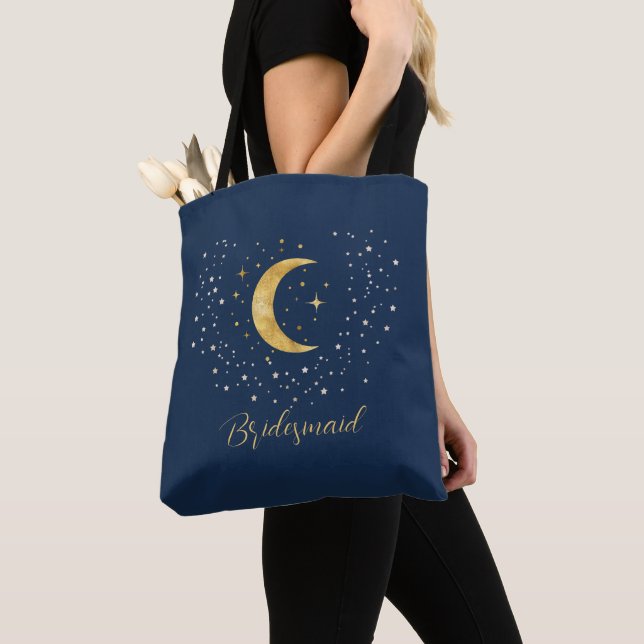 Tote Bag Crescent Moon étoile (De près)