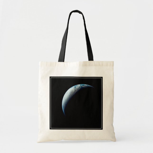 Tote Bag Crescent Terre De La Mission Apollo 4. 2 (Devant)